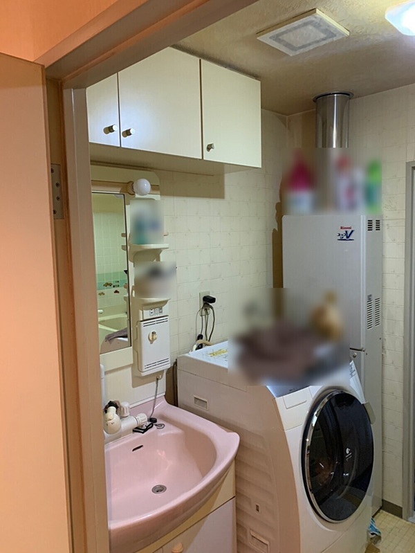 神奈川県藤沢市・洗面化粧台交換｜LIXILのオフト　施工前