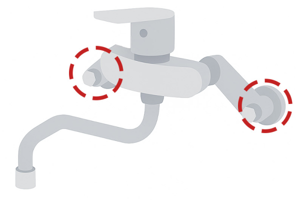 壁付きイラスト