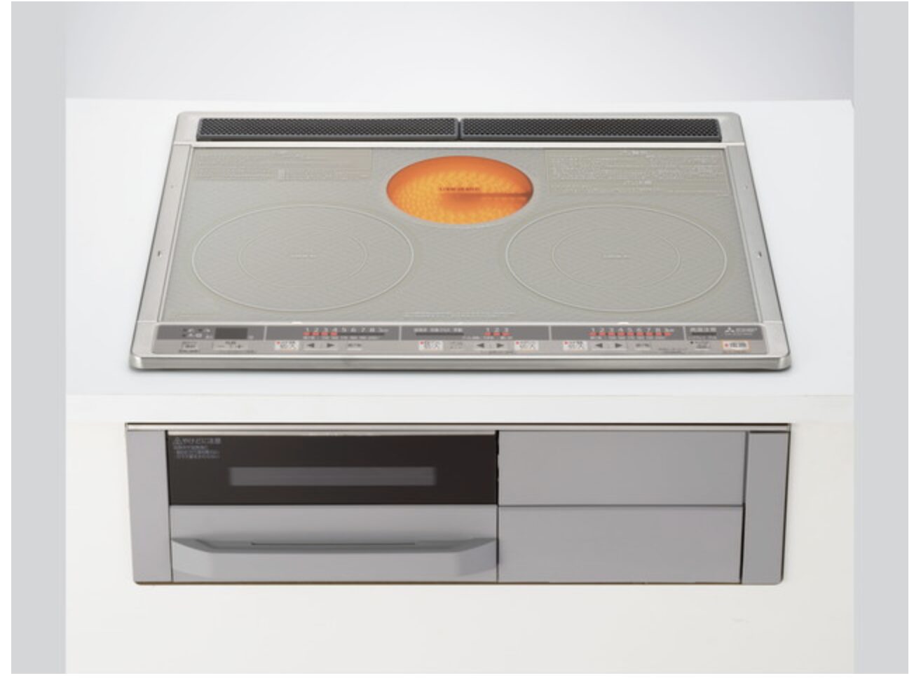 □新品□MITSUBISHI□ビルトイン□3口IHクッキングヒーター□コンロ 