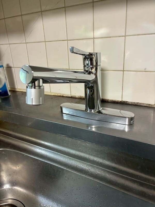 神奈川県横浜市_キッチン水栓交換_施工後