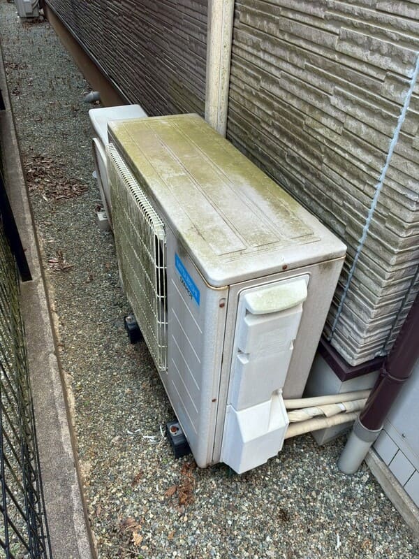 神奈川県横浜市_エコキュート交換室外機_施工前