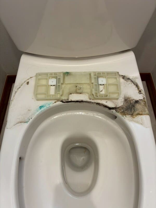 神奈川県大和市_トイレ本体交換_施工前便座外し