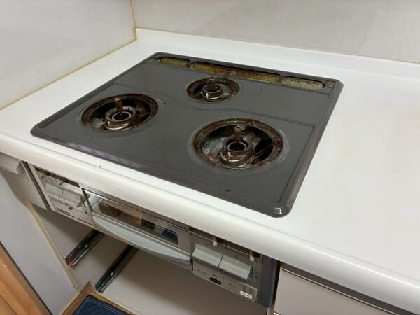 神奈川県横浜市_コンロ交換_施工前