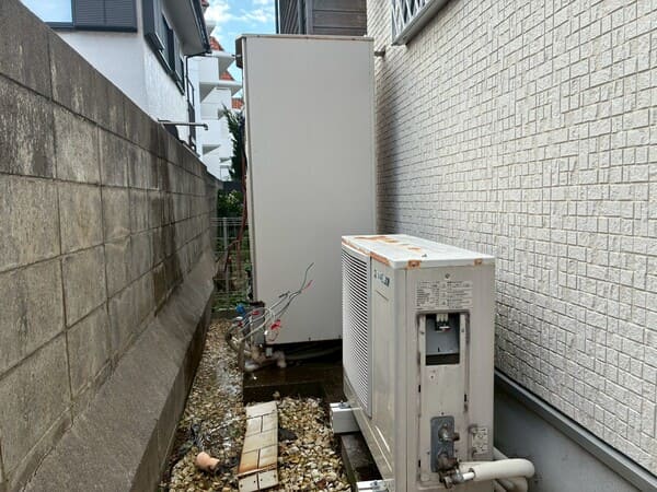 神奈川県逗子市_エコキュート交換_施工前